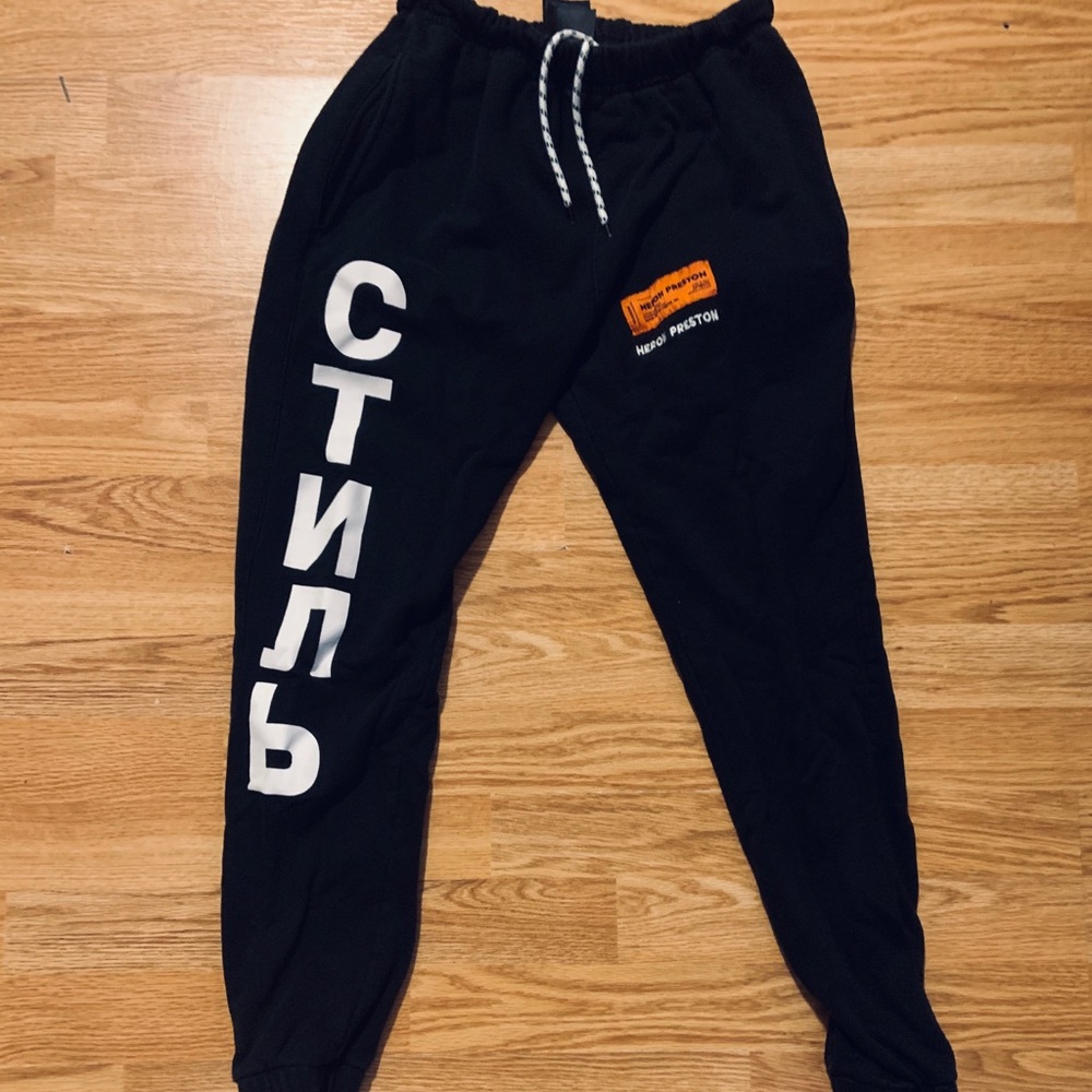 Heron Preston SweatPants, Authentic, Off-White
